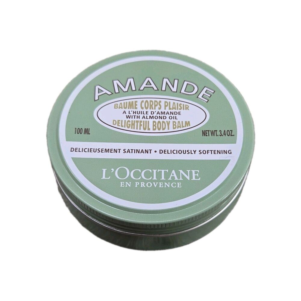 L'OCCITANE Almond Delightful Body Balm 3.4oz  Amande Deliciously Softening new
